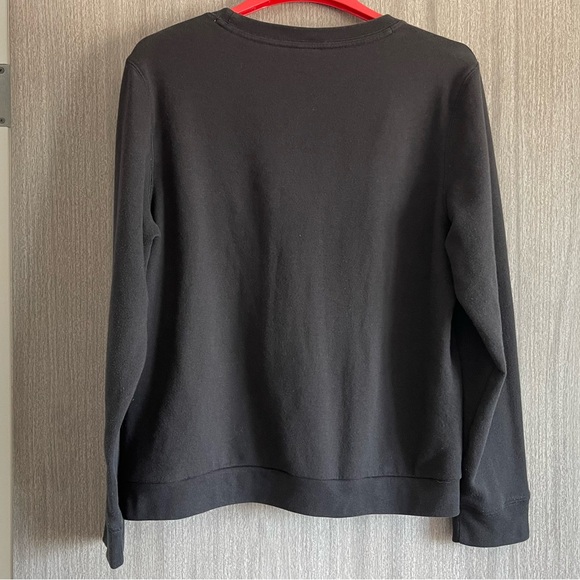 PINK Double Zipper Crewneck Sweatshirt - Size Large - Picture 7 of 14